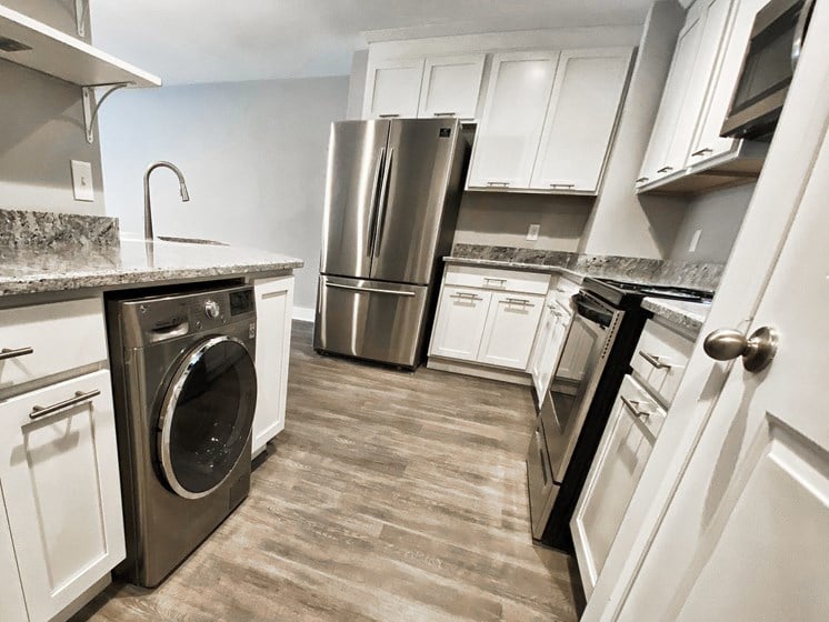 Washer Dryer Kitchen Remodel at Old Green Place Apartments, Integrity Realty LLC, Beachwood, OH